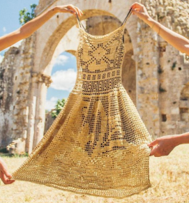 Fillet Crochet Dress